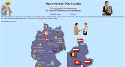 Desktop Screenshot of handwerker-marktplatz-germany.de
